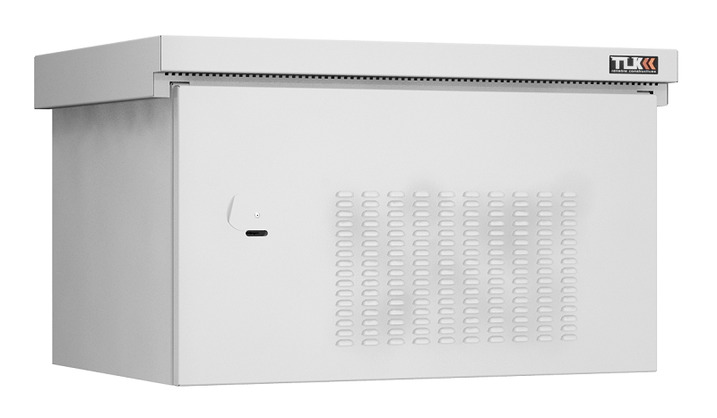 Шкаф настенный климатический, Lite, IP55, Ш821хВ482хГ566 мм, цвет серый, муар, RAL 7035. Комплектация: монтажные направляющие - 2 пары, рым-болт М8 - 4 шт., сальник-ввод отверст. 32 мм - 6шт., монтажная панель – 3 шт., дин-рейка – 6 шт.