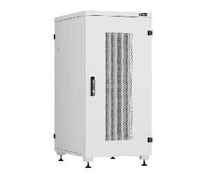 Напольный шкаф серии Lite II 19", 24U, Ш600хГ800, перфорированная дверь, металлические стенки, перфорированная дверь, серый