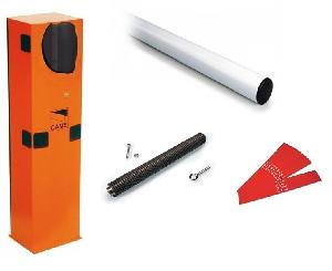 Комплект Шлагбаум на проезд 4,0 метра, высокоинтенсивный 2-6 сек. Состав комплекта: G3750_SX-тумба-1шт, G0402-стрела круглая 4,2м-1шт, G04060-пружина(зелёная)-1шт, G0461-наклейки на стрелу(24шт)-1компл