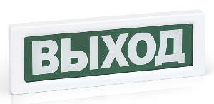 Световой указатель, фон зеленый, 24 В, 20 мА, 300х100х20 мм, IP 41.