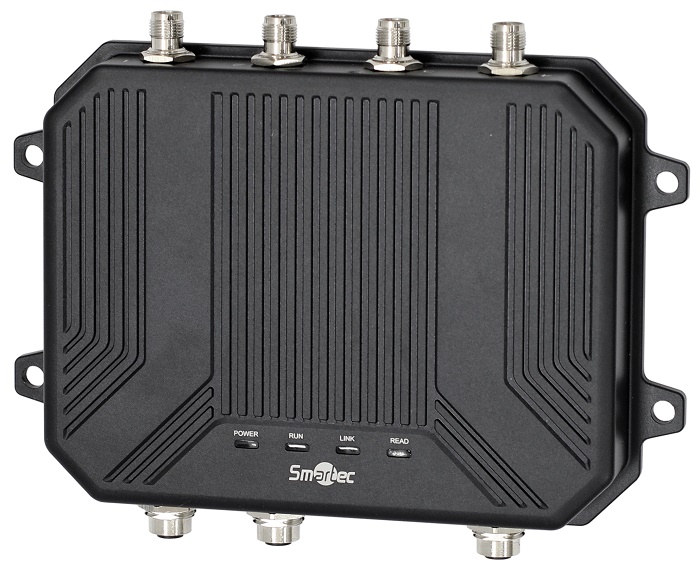 Считыватель UHF без антенн, 4-х канальный, 4 порта Виганд26/34, RS232, RS485 и Ethernet, IP65, -35°- 60° С, 161х210х29, 12 В DC, 2 А.