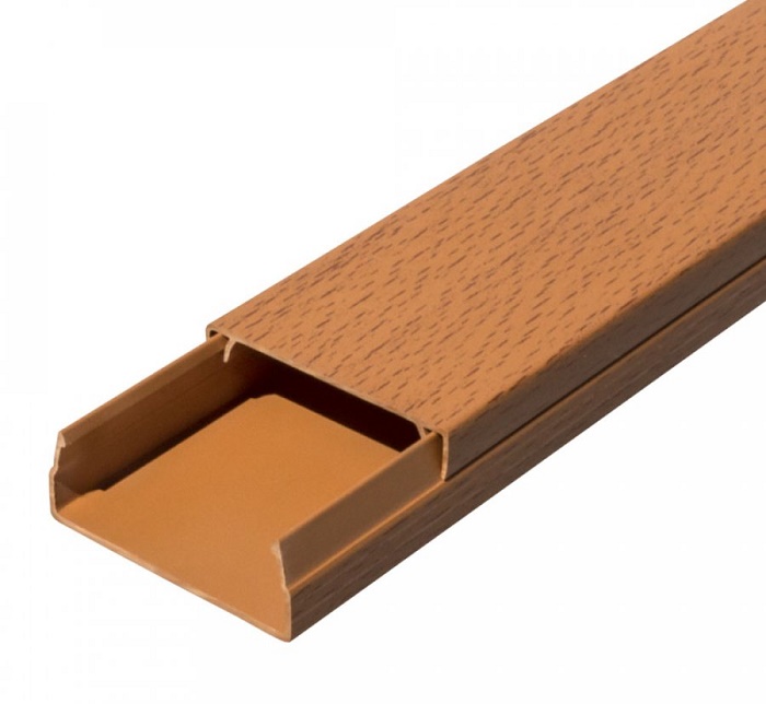 Кабель-канал бук 2-й замок 40х16 мм (56м/уп)