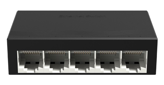 Коммутатор неуправляемый, 5х10/100Мбит/с, DC5V 1A