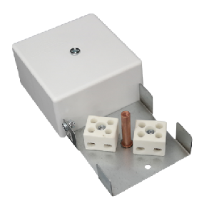 Коробка монтажная огнестойкая IP41, фарфоровый клеммник 4 контакта, до 10 мм кв., 72х72х36 мм