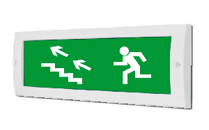 Плоское световое табло, корпус на защёлке, 9-13.8В, 26мА, 302x102x19мм, 0.22кг, -30С..+55С, IP52.