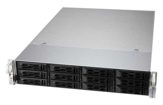 Видеосервер до 96 IP – каналов с предустановленным программным обеспечением Интеллект Х, запись постоянная 24 часа в сутки с разрешением 1920х1080 (Full HD) и суммарным видеопотоком 480 Мбит/с. Серверный корпус 19” 2U (437х89х647 мм), Astra Linux SE «Орёл», полезный архив ёмкостью 132 Тб SAS – аппаратный RAID 5 по умолчанию (жёсткие диски HDD в комплекте с сервером), 4хMini DisplayPort.