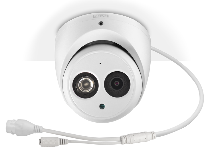 Купольная Eyeball  видеокамера  8 Мп, 1/2,5'' КМОП; объектив 4 мм; H.265