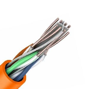 Кабель для компьютерных сетей UTP4-CAT5e, LSZH, 305 м, медь, 0,47 мм, внутрений оранжевый