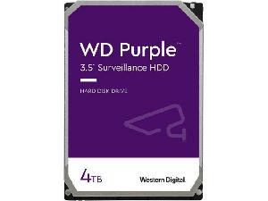 HDD 4Tb Жесткий диск SATA-III 4Tb Surveillance Purple (5400rpm) 256Mb 3.5"
