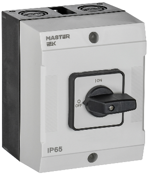 Переключатель кулачковый в боксе стандартная рукоятка 16А сх. 10 MASTER IEK