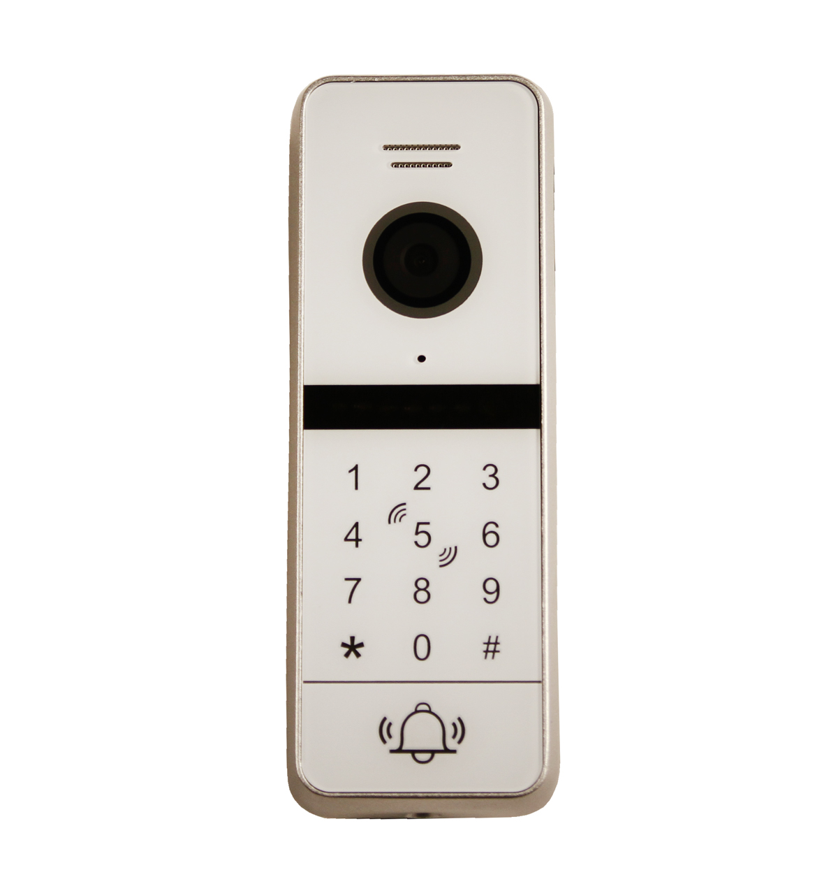 Вызывная панель в/домофона, (Чёрная), AHD 2Mpx, 1080P/720P/CVBS (переключение), на одного абонента. 