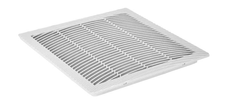 Выпускной фильтр для шкафов Elbox серии EMS, IP 54, 320 × 320 × 46,  цвет серый 
