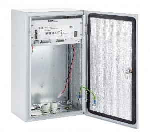 БИРП-24/2,5 Т - Блок источника резервированного питания уличного исполнения 24 В; 2,5 А, кратковременно до 3,0 А; под 2 шт. АКБ 12,0 Ач; под 2 шт. термостат АКБ 12 Ач; диапазон температур от -40°С до +50°С; IP 56 Блок источника резервированного питания уличного исполнения 24 В; 2,5 А, кратковременно до 3,0 А; под 2 шт. АКБ 12,0 Ач; под 2 шт. термостат АКБ 12 Ач; диапазон температур от -40°С до +50°С; IP 56