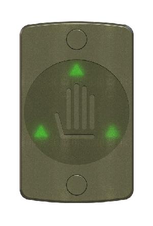 Сенсорная кнопка управления выходом и аварийным разблокированием электромагнитного замка. Повышенный ресурс работы. Световая индикация состояния замка.