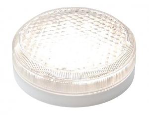 Светодиодный светильник, ~220В, 8 Вт, IP52, 20 источников света, световой поток 1050 лм, 0...+45С, блок аварийного питания (БАП),  Дежурный режим с аккустическим датчиком