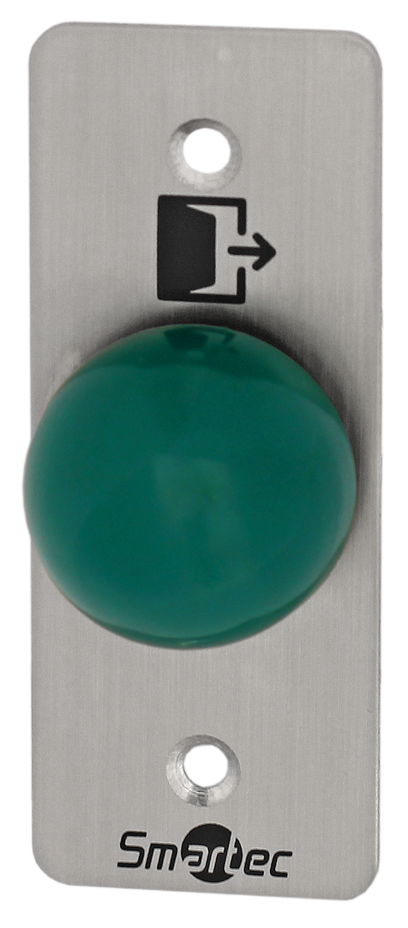 Кнопка металлическая, врезная, кнопка грибок, НЗ/НР контакты, размер: 35х90 мм