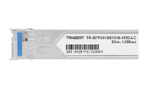 SFP модуль одномодовый, 1 порт LC, скорость передачи данных 1,25Гбит/c, длина волны 1310-1550, дальность передачи данных 20км. - 0°С...70°С. 57х14х13. Поддержка - DDM