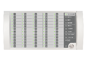 Блок контроля и индикации - для отображения состояния и управления 60 разделами в составе интегрированной системы безопасности "Орион". Два интерфейса RS-485, питание от 10 до 28 В