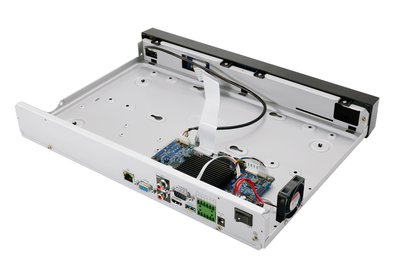 IP Видеорегистратор до 32х каналов; разрешение записи до 32Mп; H.265/H.264/MJPEG; 2 SATA порта до 16Tб; 1 USB2.0; 1 USB3.0; 1U; -10°C~+55°C