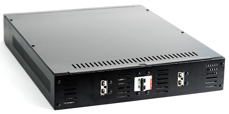 Блок батарейный в корпусе 19" 2U, 24В, емкость 36Ач, 8 АКБх9Ач