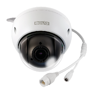 Поворотная купольная сетевая видеокамера, 2 Мп, объектив 2,7– 11 мм (4х оптический zoom); H.264/MJPEG, Micro SD; DC12V, PoE; IP66; IK10; -30°C ~ +60°C