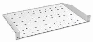 Полка консольная 19", 1U глубина 250мм, нагрузка до 25 кг, серая