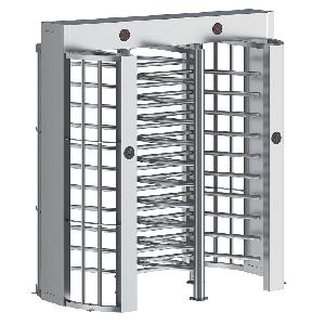 Полноростовой турникет серии СПЕКТР Z, Габариты: 2190*1304*2334мм, Материал: 304 Нержавеющая сталь, толщина 1.2/1.5мм, Время разблокировки: 0.2c, Пропускная способность: 35чел/м, Ширина прохода: 600+600мм