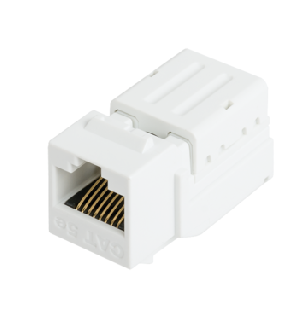 Модуль-вставка типа KeyStone, Кат.6, RJ45/8P8C, FT-TOOL/110/KRONE, T568A/B, неэкранированный, белый