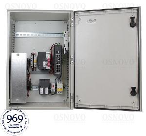 Уличный управляемый (L2+) коммутатор на 10 портов с термостабилизацией и резервным питанием на базе уличной станции OSNOVO OSP-46TB1. Порты: 8 x GE (10/100/1000Base-T) с PoE (до 30W) + 2 x GE Combo (RJ45 10/100/1000Base-T+ SFP 1000Base-X). Соответствует стандартам PoE IEEE 802.3af/at. 