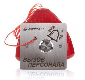 Проводная влагозащищенная кнопка со шнуром используется в системе вызова персонала в общественных зданиях GetCall PG-36M. Врезное исполнение. Корпус из нержавеющей стали. Кнопка устанавливается в санузлах, ванных комнатах, в зонах безопасности. Подключение кнопки вызова осуществляется к сигнальной лампе GC-0611W4 (GC-0611W3). К лампе параллельно подключается до двух кнопок вызова. -30...+ 45°С, 82х82х45 мм.
