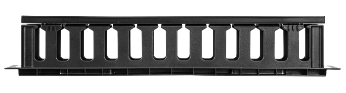 Организатор пластиковый с гребенкой и крышкой, черный