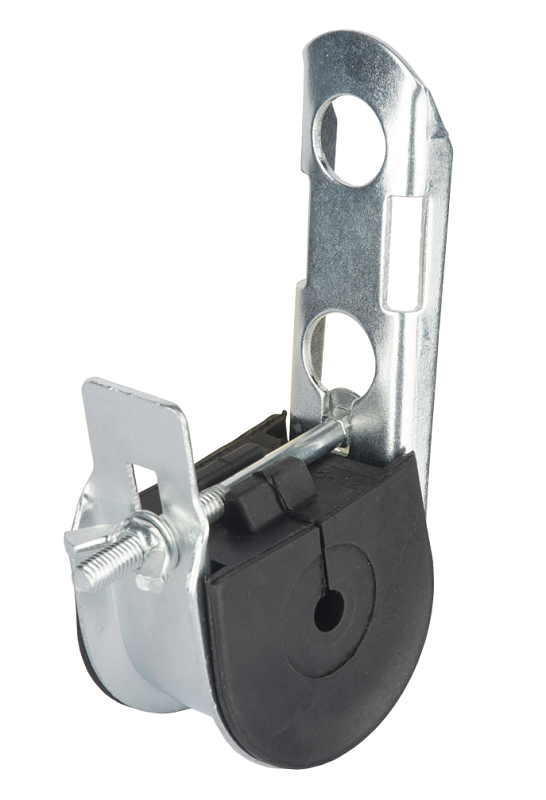 Зажим поддерживающий, промежуточный, диаметр кабеля от 8 до 12 мм, максимальная рабочая нагрузка 4 Кн