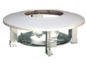 Внутрипотолочный кронштейн, белый, для купольных камер, алюминий и пластик, Φ210×90мм