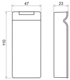 Сетевой контроллер СКУД со встроенным считывателем Mifare