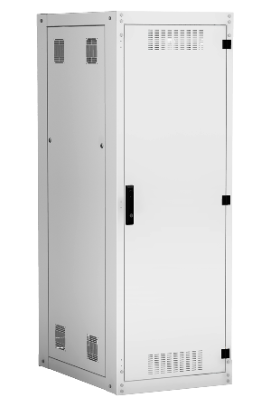 Напольный шкаф 19", 33U, металлическая дверь, цельнометаллические стенки, Ш600хВ1641хГ800мм, в разобранном виде, серый