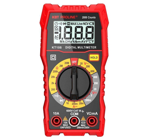 Компактный цифровой мультиметр с True RMS и ручным выбором пределов измерений