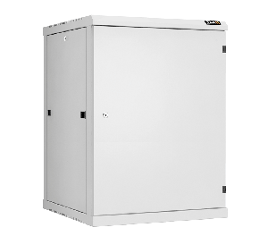 Настенный разборный шкаф TLK 19", 6U, металлическая дверь, Ш600хВ370хГ450мм, 2 пары монтажных направляющих, серый