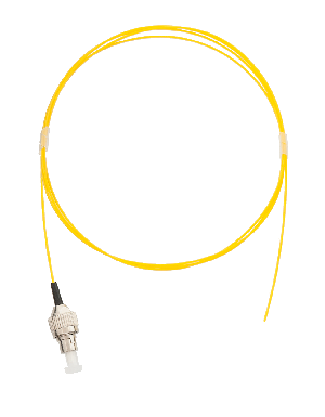 Шнур волоконно-оптический, монтажный, одномодовый 9/125мкм, стандарта OS2, FC/UPC, LSZH нг(A)-HFLTx, 0.9мм, желтый, 1м, уп-ка 2шт.