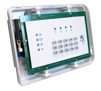 Контроллер охранно-пожарный, Шлейфов сигнализации: 4,&nbsp;&nbsp;Основной канал Ethernet. Резервный канал GSM, 2 SIM карты. Шина расширения RS-485 для подключения модулей расширения и клавиатур.Возможность установки модулей связи для беспроводных датчиков. Пластиковый корпус М16. Клавиатура - Силиконовая. Светодиодная индикация состояния шлейфов - 4. Силовых выходов - 4. Модуль GSM - 4G. Считыватель брелоков Приток-NFC. Встроенный источник питания от сети 220 В.