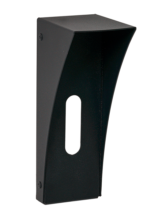 Защитный козырек для установки для вызывных панелей. Материал оцинкованная сталь. Крепится настену. 57х161х73мм