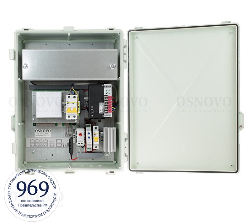 Уличный управляемый (L2+) PoE коммутатор на 10 портов с термостабилизацией и резервным питанием (АКБ - 7Ач). Порты: 1 x GE (10/100/1000Base-T) с PoE BT (до 90W) + 7 x GE (10/100/1000Base-T) с PoE (до 30W) + 2 x GE SFP (1000Base-X)