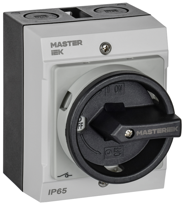 Переключатель кулачковый в боксе закрытая рукоятка 16А сх. 90 MASTER IEK