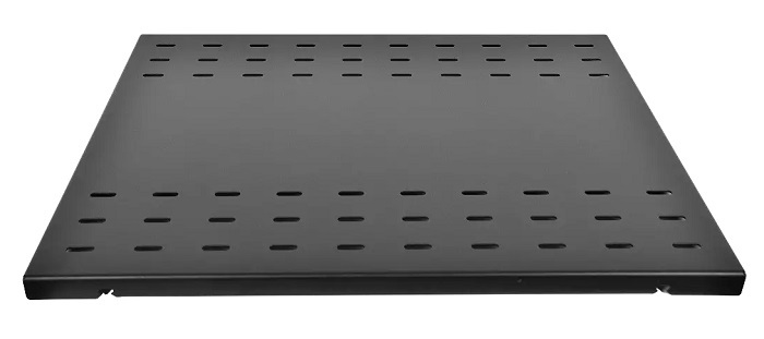 Полка усиленная для аккумуляторов, грузоподъемностью 200 кг, глубина 580 мм, цвет черный