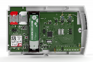 Радиоканальный объектовый прибор в корпусе клавиатуры с встроенным GSM коммуникатором; 2 SIM карты; до 32 радиоканальных извещателей, до 32 радиобрелоков, до 3 радиоклавиатур, до 16 радиомодулей, до 8 раздело