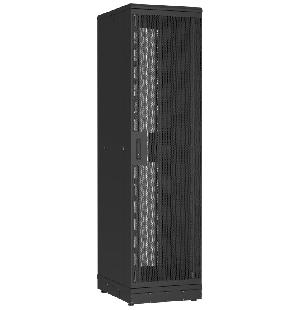 Напольный шкаф 19", 47U, перфорированные двери, металлические стенки, Ш600хВ2234хГ800мм, в разобранном виде, черный