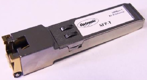 Витая пара, SFP 1000Base-T, (1Гбит/с, разъем RJ-45, дальность до 100м.