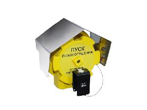 Устройство дистанционного пуска взрывозащищенный&nbsp;&nbsp;&nbsp;&nbsp;"ПУСК ПОЖАРОТУШЕНИЯ" (желтый) Корпус - алюминиевый сплав. Маркировка взрывозащиты 1ExdIIСT6.