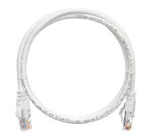 Патч-корд 0,5 метра U/UTP 4 пары, Кат.5е, LSZH, 2хRJ45/8P8C, T568B, Molded, белый