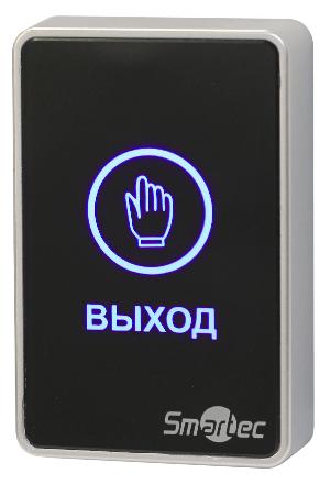 Кнопка выхода сенсорная, черная, накладная, пластик, НЗ/НР контакты, 12-24 В(DC), 86х50х20 мм