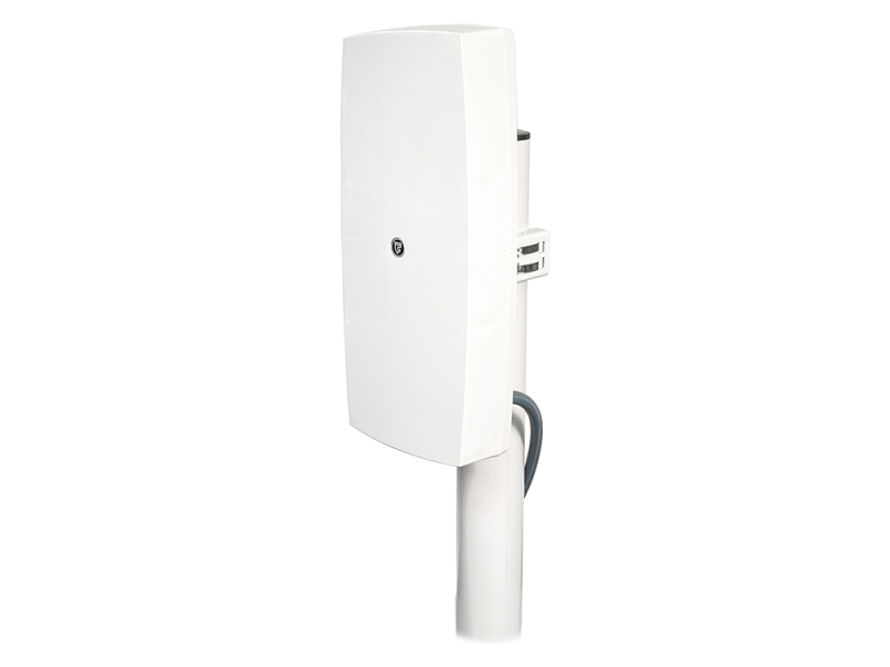 Радиоволновый двухпозиционный извещатель рабочей частотой 5,8 ГГц. До 150 метров, ширина зоны обнаружения 4 м, высота зоны 1,8 м. Восемь частотных литер. Отсутствие встроенных органов регулировок. USB и RS-485. 9-30В/ 0,05А, -50°...+80 °С. Ethernet